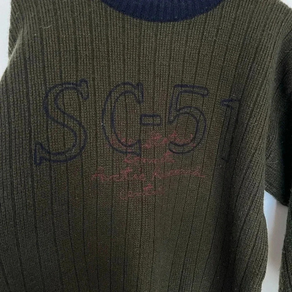 Vintage SC-51 Arctic Expedition Rib Knit Sweater Ice Station SZ 2 Men’s L - Picture 3 of 9